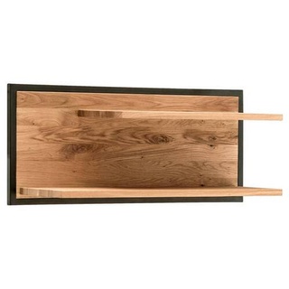 XXXL WANDBOARD Schwarz, Eichefarben - 80x35x26 cm