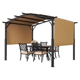 Vevor Pavillon 3 x 3 m Beige/Schwarz