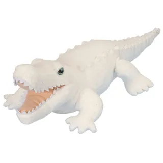 Wild Republic Cuddlekins Weißer Alligator Krokodil, ca. 30cm Kuscheltier