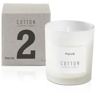 möve Essentials Duftkerze im Glas 140 g Brenndauer 35 Stunden, cotton