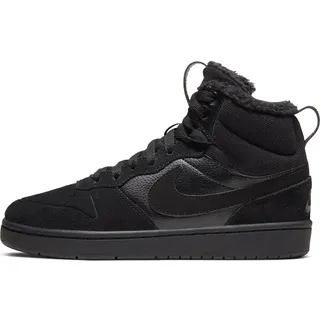 Nike Court Borough Mid 2 Boot Ps Sneaker, Black/Black/Black, 28.5 EU