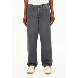 JAAMEO BAGGY JEANS | 100% recycelte Baumwolle Non Stretch - schwarz (31-32)