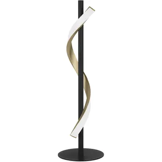 EGLO LED Tischlampe Conaprato, Design Nachttischlampe, verstellbare Deko Tischeuchte aus Metall in Schwarz, warmweiß - kaltweiß, H 46,5 cm
