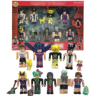 Roblox Avatar Figuren Set Spiel Periphere Robot Overseer PVC Figur Sammeln Model#02 - 9pcs-party Set