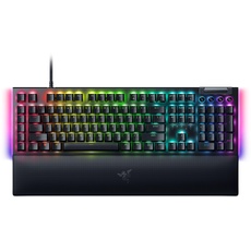 Bild BlackWidow V4 - Mechanische Gaming-Tastatur mit Razer Chroma RGB (Mechanische Razer Yellow Switches, 6 eigene Makro-Tasten, Doubleshot-ABS-Tastenkappen) QWERTY US-Layout | Schwarz