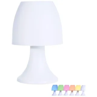 Vilde Tischlampe Schreibtischlampe Nachttischlampe LED MULTICOLOR 19 cm - Weiß
