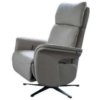 KAWOLA Relaxsessel Nama Leder 78 x 111 x 86 cm Grau