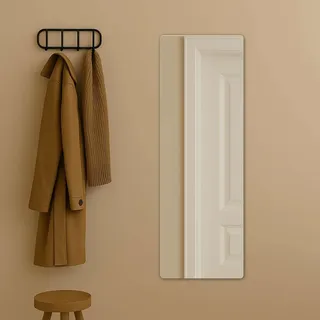 Loevschall Spiegel »Refine Wandspiegel rechteckig – eleganter Designspiegel mit edlem« Rahmen in vielen Größen & Farben für Bad, Flur & Schlafzimmer, goldfarben
