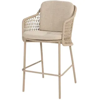 4Seasons Tramonti Barstuhl latte mit 2 Kissen