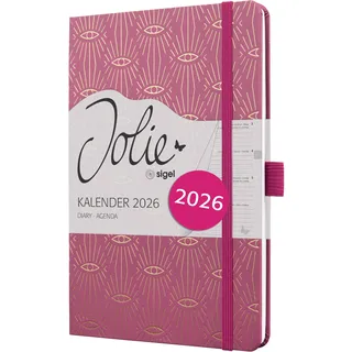 Sigel Wochenkalender Jolie A5 pink 2026
