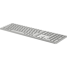 Bild 970 Dual-Mode Wireless Keyboard silber, USB/Bluetooth, DE (3Z729AA#ABD)