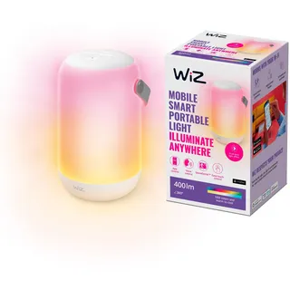 WIZ Portable Tischleuchte Weiß 2 St.