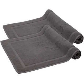 Komfortec Duschvorleger Grau 50 x 80 cm