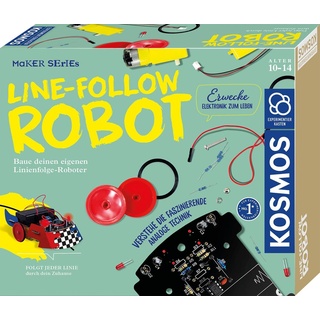 Kosmos 620936 - Line-Follow Robot, Experimentierkasten, Robotik ganz einfach!