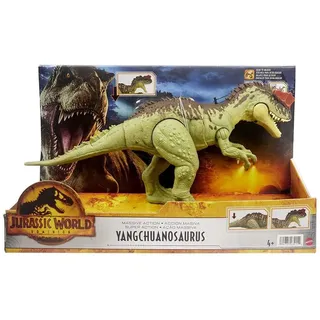 Mattel Jurassic World Massive Action Yangchuanosaurus 36 cm - Braun/Grün