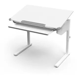 Vicco Kinderschreibtisch Arc 108 x 68 cm Kiefer massiv weiß