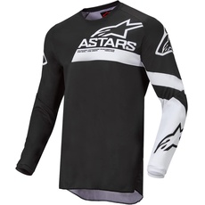 Alpinestars Racer Chaser Motocross Trikot für Jugendliche, Schwarz/Weiß, XL