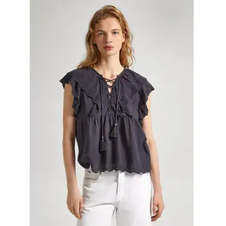 Pepe Jeans Dorotea ärmellose Bluse - Infinity Grey - XS
