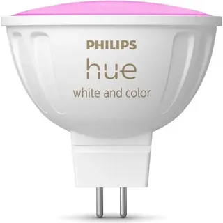 Philips Hue MR16 LED Lampe, Bluetooth, Weißes und farbiges Licht, App & Sprachsteuerung, 12V