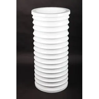 point-home Blumentopf, Pflanzkübel aus Fiberglas, weiß, 81cm - für Innen