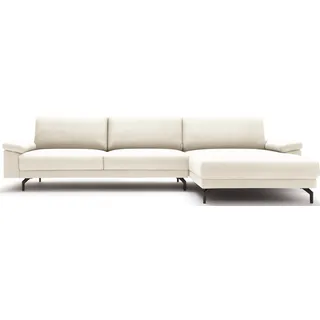 Creation BY ROLF BENZ Ecksofa "CR.450 elegantes Designsofa mit hohem Sitzkomfort", perlweiß