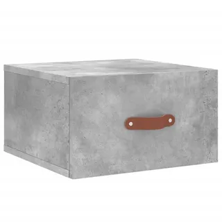Wand-Nachttisch Betongrau 35x35x20 cm - Grau