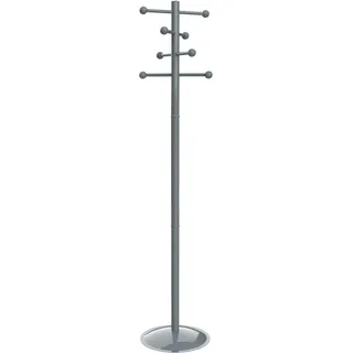 Maul Kleiderständer MAULsaphir Lite 9401582 silber Metall 8 Haken 38,0 x 171,0 cm