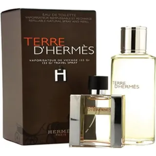 Terre d'Hermès Eau de Toilette 30 ml + Eau de Toilette Refill 125 ml Geschenkset
