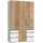 Drehtürenschrank Level by fresh to go 150 x 236 x 58 cm Weiß