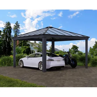 CANOPIA Carport Colorado 4,25 x 4,26 m grau