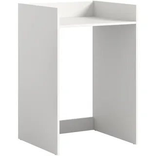 xonox.home Free Waschmaschinenschrank 60 x 101 x 60 cm Weiß Holz, Spanplatte