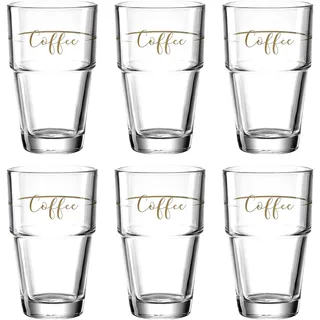 LEONARDO Latte Macchiato Glas 0,41 l 6-tlg.