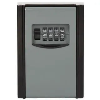 Perel Schlüsseltresor mit Zahlenschloss, 1 Schlüssel, wetterfest, wasserdicht