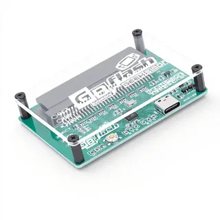 Sxhlseller USB-Spielkartenbrenner, GBA GBC-Spielkartenbrenner-Lesegerät, USB-ROM-Backup-Patronen-Wiederherstellungstool mit Typ-C-Datenkabel