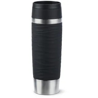 Emsa Travel Mug Wave Thermobecher 0,5 l Schwarz 3 St.