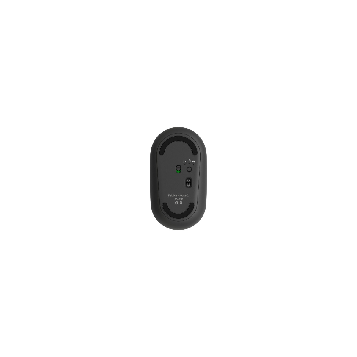 Bild von Pebble 2 Combo schwarz/grau, Logi Bolt, USB/Bluetooth, DE (920-012203)