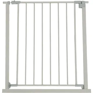 Relaxdays Treppenschutzgitter, 75–80 cm, ohne Bohren, Baby & Kleinkind, Treppe & Tür, Türschutzgitter zum Klemmen, grau