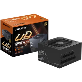 Gigabyte UD1000GM PG5 V2 1000w Modulares Netzteil – PCIe Gen 5.1, 80 Plus Gold, Vollmodulares Design, 120-mm-Lüfter, ATX 3.1-kompatibel, EU-Stecker