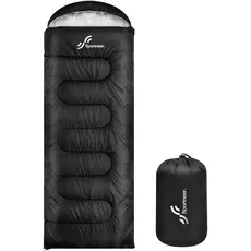 Schlafsack Outdoor für Camping: Sportneer 3-4 Jahreszeiten Sommerschlafsack Schlafsäcke Winter Sleeping Bag Kleines Packmaß Tragbar Ultraleicht 1,7kg Full Filling für Erwachsene Trekking Reise