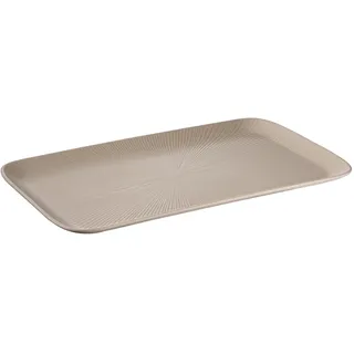 APS Tablett Nero, GN 1/1 beige rechteckig Servierplatte