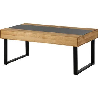 MASSIVMOEBEL24.DE Couchtisch Wildeiche 120x65x45 natur geölt LINDAU #01