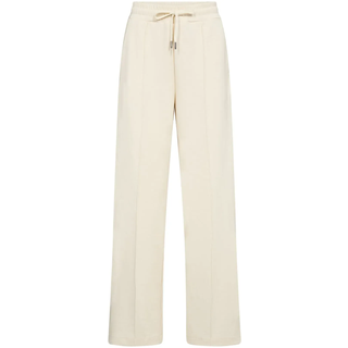 Schlupfhose SOYACONCEPT "SC-BANU 265", Damen, Gr. XL (42), N-Gr, beige (cream), Jersey, Obermaterial: 48% Modal, 48% Polyester, 4% Elasthan, unifarben, Hosen Schlupfhose, weite Beinform, elastischer Bund, mit Eingrifftaschen