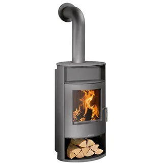 Justus | Kaminofen | Island Aqua 2.0|10 kW|Stahl Gussgrau