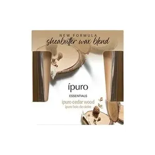 ipuro Duftkerze Cedar Wood  beige Zedernholz, 1 St.