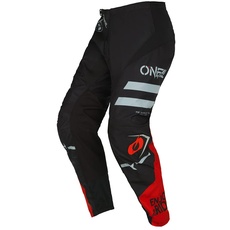 Bild von Oneal Element Squadron V.22 Motocross Hose, schwarz-grau-rot, Größe 40