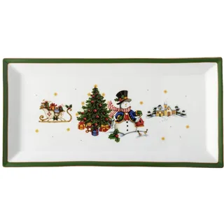 Hutschenreuther Platte eckig Happy Wintertime 36x18 CM