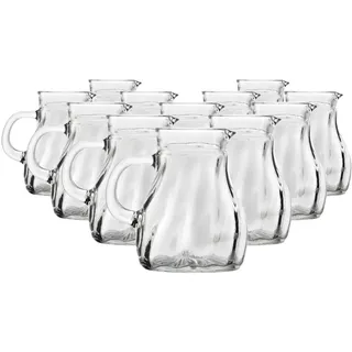 Stölzle "Krüge Salzburg 0,125 l 12er Set transparent", Spülmaschinengeeignet,