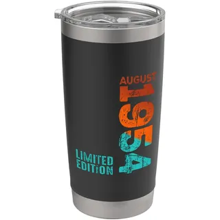 August 1954 Jahr 1954 Retro 1954 Vintage 1954 seit 1954 Doppelwandiger Edelstahl-Thermobecher