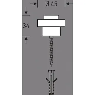 FSB Bodentürpuffer 3881 Türpuffer Türstopper,