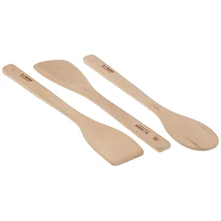 Alessi Töpfe und Pfannen AJM27SET - Set aus Holzlöffel, Schaumlöffel und Spatel, 1 Set (3 Stück)